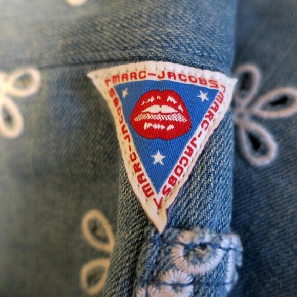 Marc Jacobs Broderie Anglaise Daisy High Waist Skinny Jeans $395 Womens 27 26x30 - Picture 5 of 7